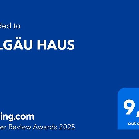 Allgaeu Haus 이스니임알가우 외부 사진